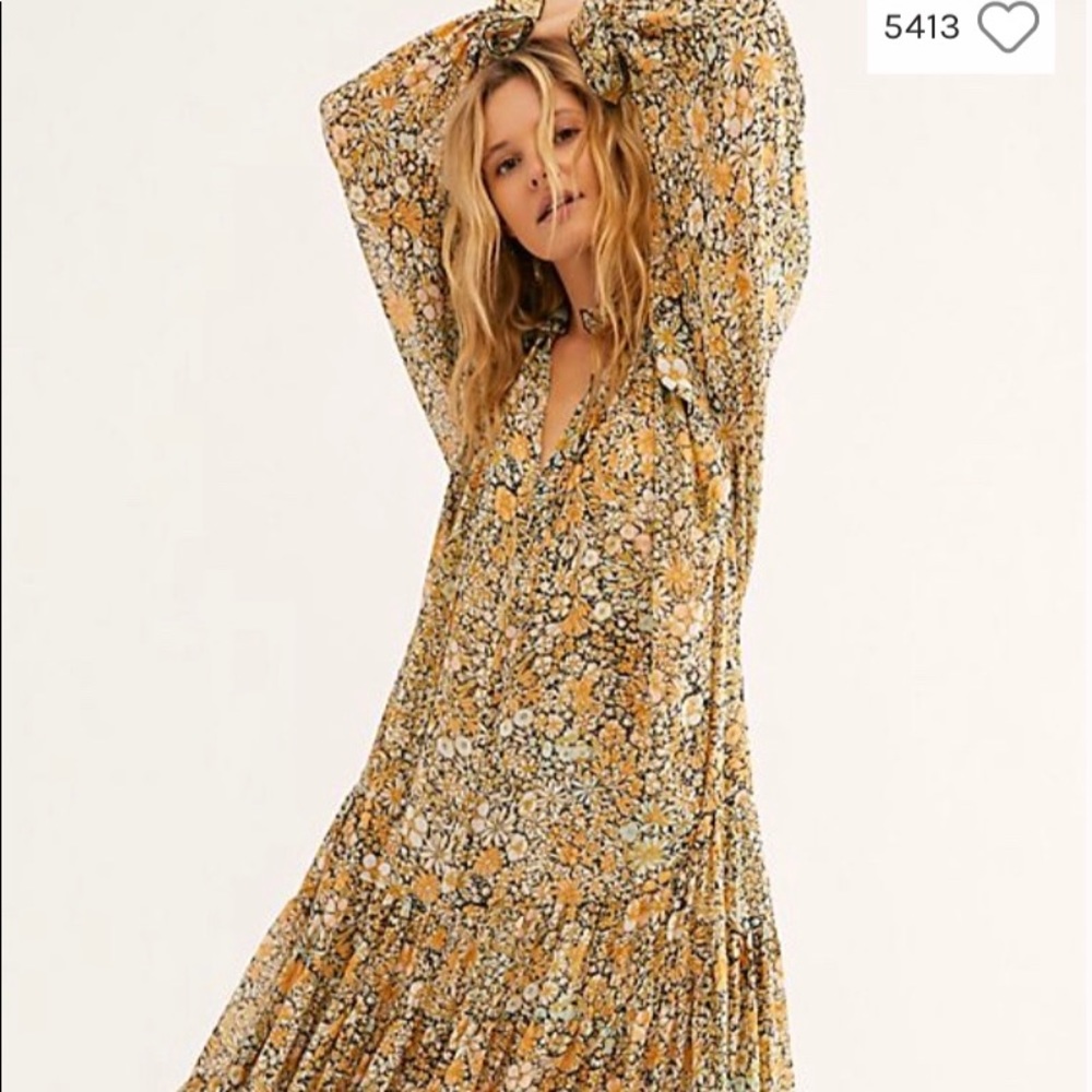 Free People Feeling Groovy Maxi Dress XS